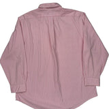 Ralph Lauren Striped Shirt - XL Pink Cotton