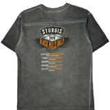 Sturgis Black Hills Rally 80Th Anniversary Harley Davidson Graphic T-Shirt - XL Gray Cotton