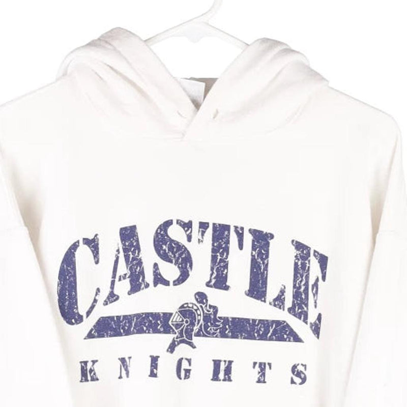 Vintage white Castle Knights Gildan Hoodie - mens large