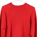 Unbranded Sweatshirt - Large Red Cotton Blend