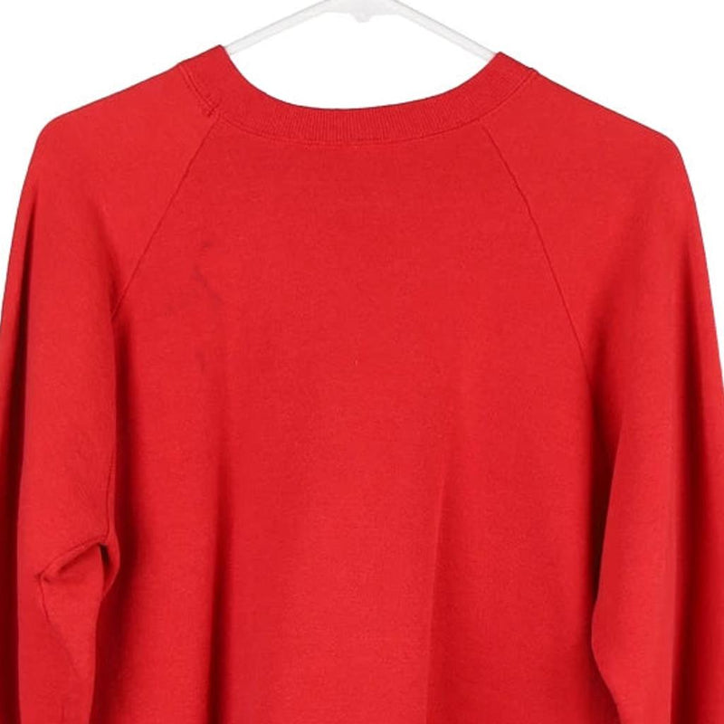 Unbranded Sweatshirt - Large Red Cotton Blend