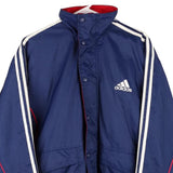 Age 16-18 Adidas Jacket - XL Navy Nylon