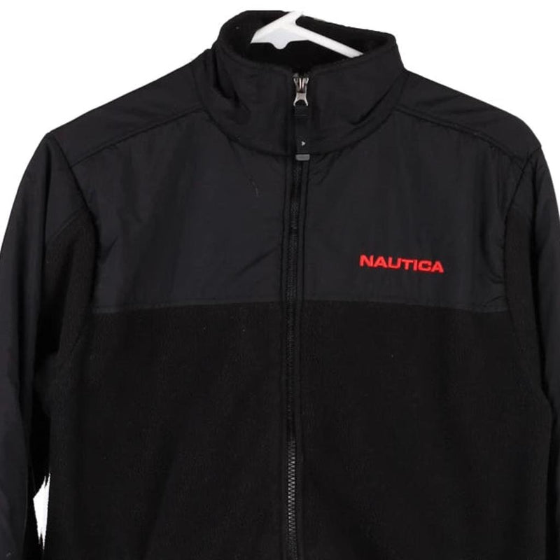 Age 10-12 Nautica Fleece - Large Black Polyester