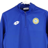 Age 14 Madonna di Sotto Sassuolo Lotto Football 1/4 Zip - XL Blue Polyester