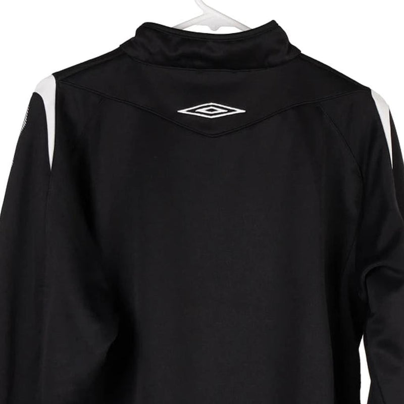 Age 12 Valeer JF Umbro Football 1/4 Zip - XL Black Polyester