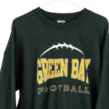 Vintage green Green Bay Packers Gildan Sweatshirt - mens large