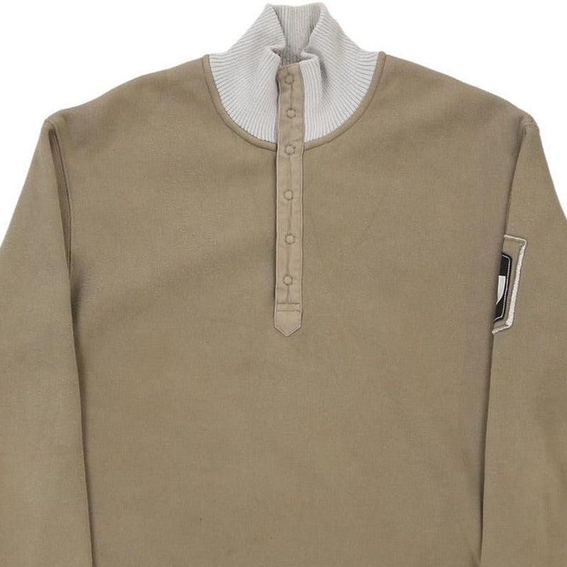 Armani Jeans Sweatshirt - Medium Khaki Cotton