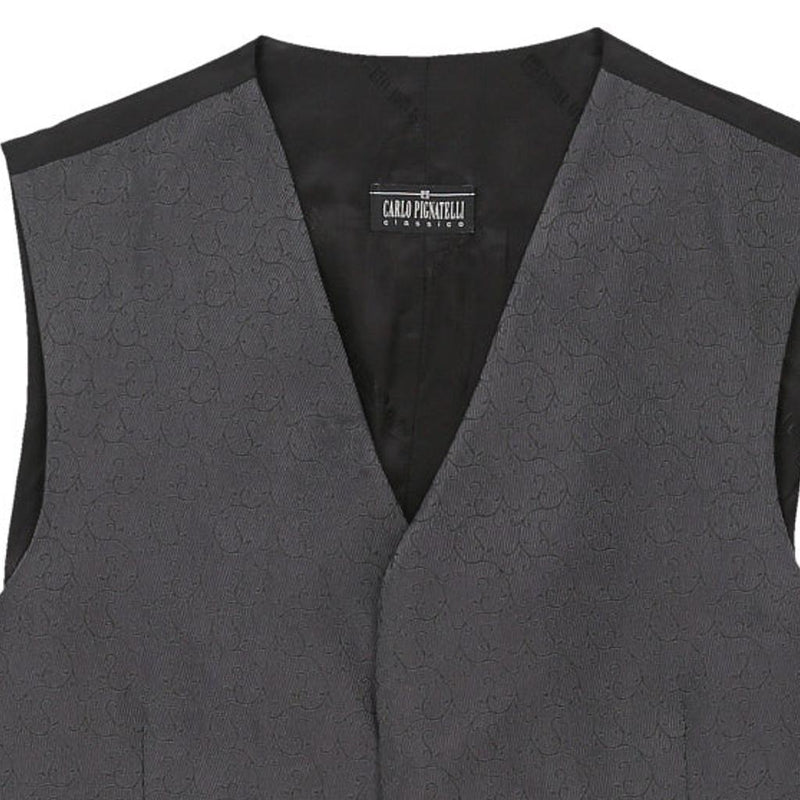 Vintage grey Carlo Pignatelli Waistcoat - mens large