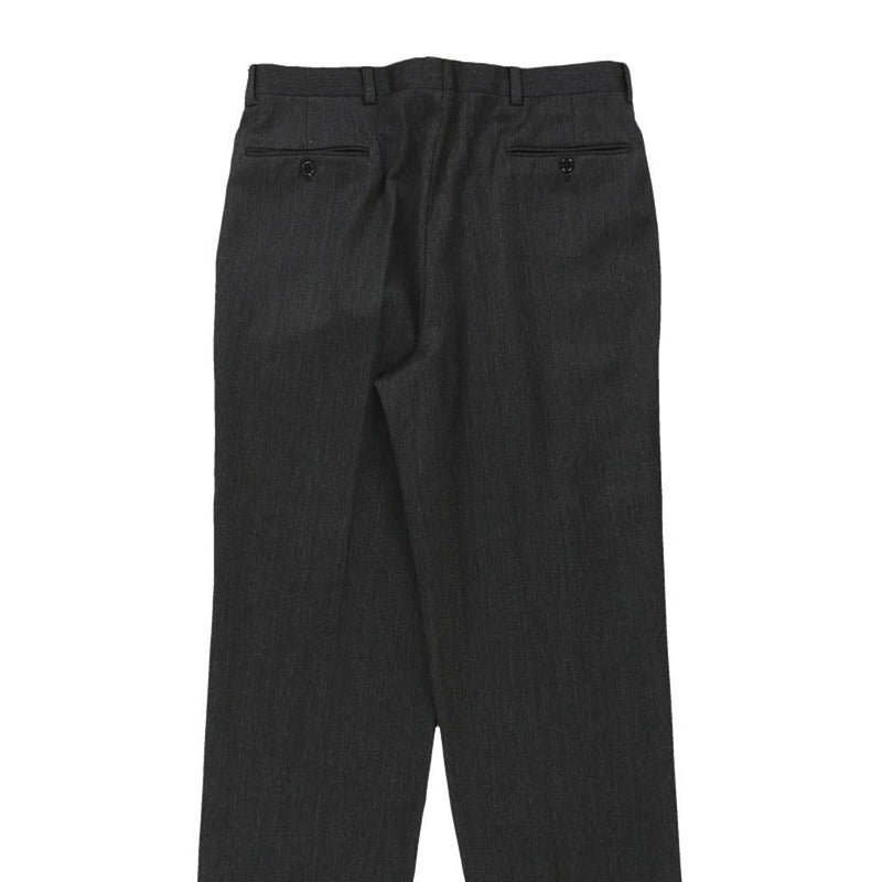 Valentino Trousers - 33W 31L Grey Wool