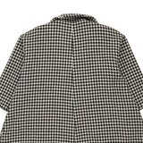 Byblos Oversized Coat - 2XL Black & White Wool