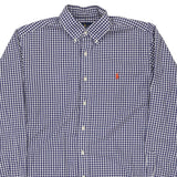 Ralph Lauren Checked Shirt - Large Blue Cotton