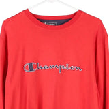 Champion Sweatshirt - Large Red Cotton