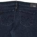 Black Tab Levis Skinny Jeans - 32W UK 10 Dark Wash Cotton