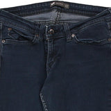 Black Tab Levis Skinny Jeans - 32W UK 10 Dark Wash Cotton