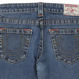 Made in USA Tony True Religion Denim Shorts - 28W UK 4 Blue Cotton