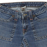 Made in USA Tony True Religion Denim Shorts - 28W UK 4 Blue Cotton