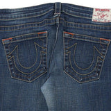 True Religion Skinny Jeans - 34W UK 12 Blue Cotton