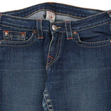 True Religion Skinny Jeans - 34W UK 12 Blue Cotton
