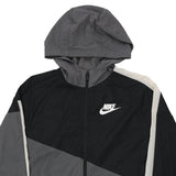 Nike Spellout Jacket - XL Grey Nylon