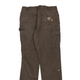 Carhartt Carpenter Trousers - 34W 30L Khaki Cotton