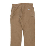 Carhartt Carpenter Trousers - 38W 34L Brown Cotton