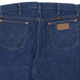 Wrangler Denim Shorts - 32W 7L Blue Cotton