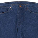 Wrangler Denim Shorts - 32W 7L Blue Cotton