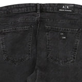 Armani Jeans - 30W UK 10 Black Cotton