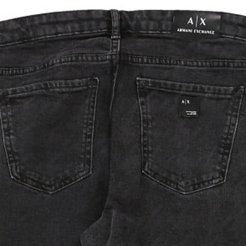 Armani Jeans - 30W UK 10 Black Cotton