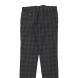 Dolce & Gabbana Checked Trousers - 39W 36L Grey Cotton