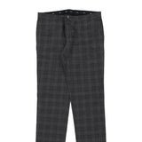 Dolce & Gabbana Checked Trousers - 39W 36L Grey Cotton