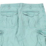 Napapijri Cargo Shorts - 41W 13L Blue Cotton