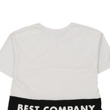 Vintage white Best Company T-Shirt - womens medium