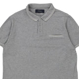 Vintage grey Les Copains Polo Shirt - mens large