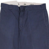 874 Dickies Trousers - 36W 29L Navy Cotton Blend