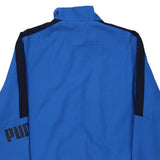 Age 15-16 Puma Track Jacket - Large Blue Polyester