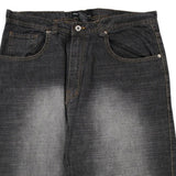 Hip Hop Qruel Jeans - 36W 30L Black Cotton