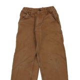 Age 8 Carhartt Carpenter Trousers - Small Brown Cotton