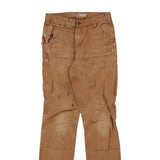 Carhartt Double Knee Carpenter Trousers - 32W 32L Brown Cotton