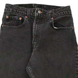 18550-0260 Levis Jeans - 27W UK 8 Black Cotton