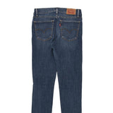 710 Levis Skinny Jeans - 26W UK 4 Blue Cotton