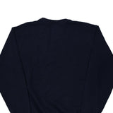 Blank Fruit Of The Loom Sweatshirt - Large Navy Cotton Blend
