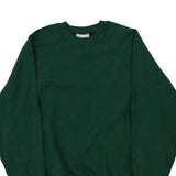 Made in USA Blank Riders Sweatshirt - XL Green Cotton Blend
