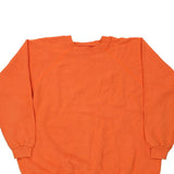 Made in USA Blank Hanes Sweatshirt - XL Orange Cotton Blend