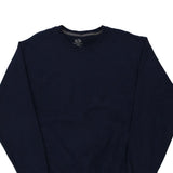 Blank Fruit Of The Loom Sweatshirt - Large Navy Cotton Blend