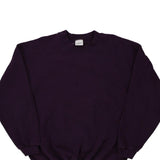Blank Chic Sweatshirt - XL Purple Cotton Blend