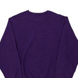 Blank Fruit Of The Loom Sweatshirt - Medium Purple Cotton Blend