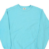 Blank Comfort Colors Sweatshirt - Medium Blue Cotton Blend
