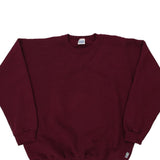 Made in USA Blank Tultex Sweatshirt - XL Burgundy Cotton Blend