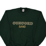 Made in USA Concord Band Jerzees Sweatshirt - XL Green Cotton Blend